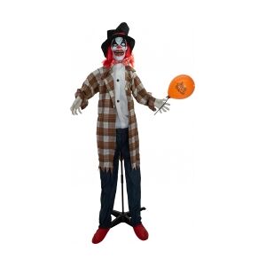 Halloween Dekoration, Animeret Figur Med Lys- og Lydeffekter, Den Skærmende Klov Image