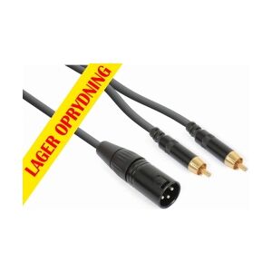CX58-3 Kabel XLR Han - 2x RCA Han 3,0m TILBUD NU Image