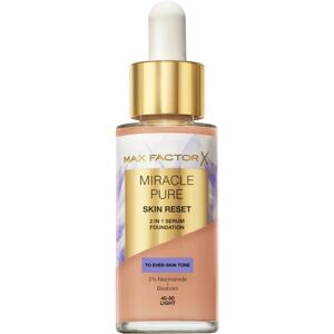 Max Factor Miracle Pure 2in1 Skin Reset Serum Foundation 30 ml - 40-60 Light Image