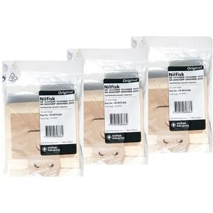 3 PAKKER - Nilfisk GD 1010/ GDS 1010/ HDS 1010 - Original 1408618000 støvsugerposer Image
