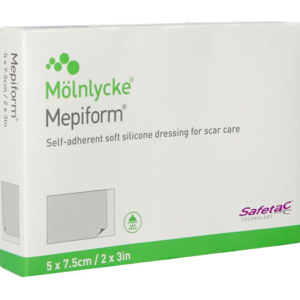 Mepiform Scars Reductors Silicone Dressings 5 un. 5cmx7,5cm Image