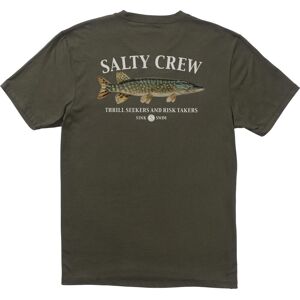 Salty Crew Men's Euro Pike Premium S/S Tee Dusty Olive, L Image