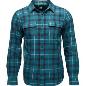 Black Diamond Men's Project Twill Long Sleeve Shirt Creek Blue-charcoal, XL Image