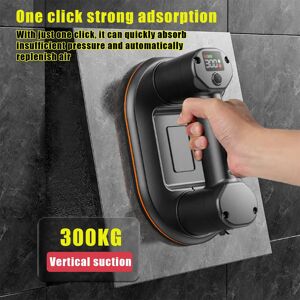 DWiusty Ventosa de vacío eléctrica de grado Industrial, elevador de vacío de alta resistencia para granito, azulejo, vidrio, piedra de madera, batería de 300 mAh, carga de 3600 KG Image