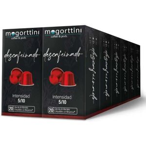 Ninguno Descafeinado Mogorttini 12 cajas de 20 cápsulas Compatibles Nespresso 8436583660621 Image