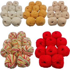 Ninguno Lote 50 ovillos tropicana Hilo algodón crochet manualidades LANAS LUZ COLOR Image