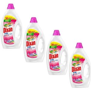 Ninguno DIXAN Gel Adiós al Separar Total 3+1 - Detergente Líquido para Lavadora - jabón líquido para la ropa de color - Limpieza, luminosidad, frescor y sostenibilidad - pack AHORRO de 120 lavados (4x30 Image