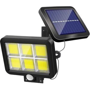 Ninguno Luz Solar Exterior con Sensor de Movimiento 120 LED COB Impermeable  IP65 Lámpara Solares con 5M de Cable, 3 Modos, 120º lluminación, Focos Solares Luces de Seguridad para Jardín Garaje / Sótano / Image