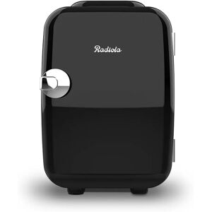 Mini Nevera portátil RADIOLA RAMF4B 4L, Funcionamiento 12V-220V, Función frio/calor, Transporte fácil, Vintage Negro Image