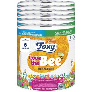 Ninguno Foxy Love the Bee  -2 capas -Papel cocina 6 rollos Image
