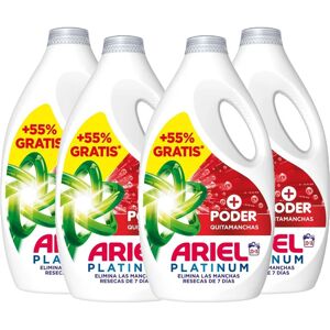 Ninguno Ariel Detergente Lavadora Liquido, 200 Lavados 4x(32+18), Jabon Quitamanchas, Mas Poder Extra Quitamanchas, Limpieza Profunda Image