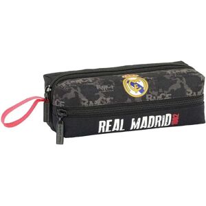 Estuche Portatodo Triple Rectangular Real Madrid Black Image