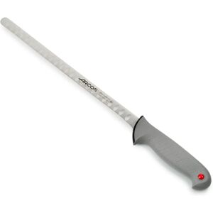 Arcos Serie Colour Proof - Cuchillo Salmón - Cuchillo Pescado - Hoja 12" Acero Inoxidable Nitrum - Mango Polipropileno Cubierto por Elastómero Color Negro - Ideal para Uso Profesional e Higiene. Image