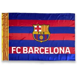 FUTBOL CLUB BARCELONA Bandera Vertical Grande FC. Barcelona - Medidas 150 x 100 cm. - Polyester 100% - para Exterior e Interior Image