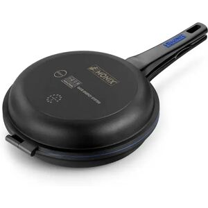 Monix Twin Solid+ - Conjunto de dos sartenes para tortilla, 24 cm, Separables como dos individuales, Aluminio Fundido. Cocina Gas Vitro Image