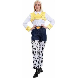 Ninguno Disfraz Jessie La Vaquerita Toy Story para Mujer Adulto Talla S-M-L, Conjunto Vaquero Jessie Amiga de Woody para Fiesta Cowboy, Carnaval, Halloween, Cosplay, Baile Country, Celebraciones Image