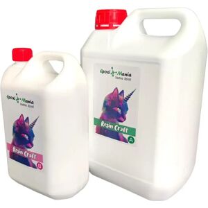 Ninguno Resina Epoxi Resin Craft de Epoximania de alto brillo sin microburbujas y trasparente 5 kilos A+B Image