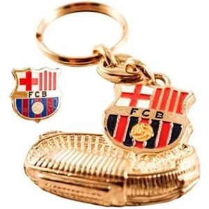 FUTBOL CLUB BARCELONA Set Llavero y Pin FC Barcelona Estadio Dorado 80078 Image