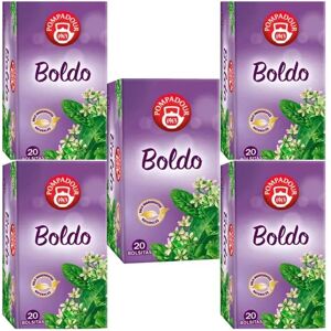Ninguno 5 cajas de Boldo Pompadour 20 infusiones 8412900401115 Image