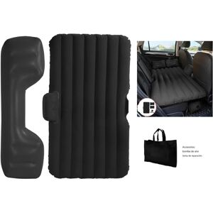 Colchón Inflable, colchón hichable de aire, coche colchón hichable, 2 Almohadas, bomba de air, Disponible en Negro, Beige, Gris y Azul, para camping, casa, automoviles, SUV, etc. Image