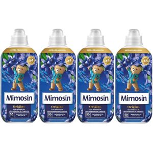 Ninguno MIMOSIN Origins Suavizante Concentrado Bergamota Salvaje, Pack 4 x 50 Total 200 Lavados, Duración del Frescor x4, Fragancia cítrica y floral de lima, violeta y ámbar, Protege las Fibras de tu Ropa y Image