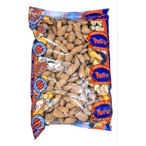 Ninguno Almendra tostada con cascara al punto de sal 1 Kg - almendras cascara raja - pelluz Image