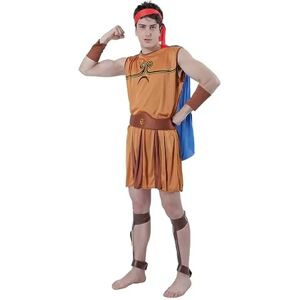 Ninguno Kebedo Moda Disfraz Hércules  Adulto Cosplay Fiestas Temáticas Griegas Super héroe Halloween dios griego cómodo y ajustable para hombre Image