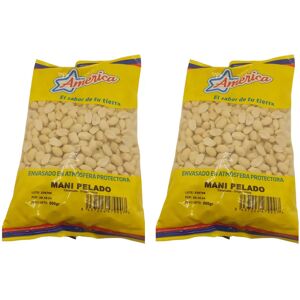 Ninguno 3 BOLSAS DE MANÍ PELADO 500G AMERICA- SNACK SALUDABLE Y NUTRITIVO Image