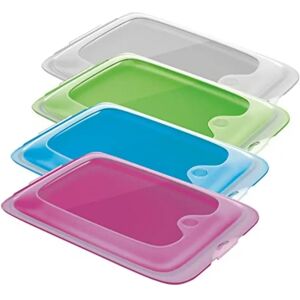 Ninguno STARLEY-Set de 4 Recipientes Porta Embutidos y Alimentos,Caja de embutidos fresca,reutilizable, apilable, Ahorrador de Espacio,Organizador Nevera Image