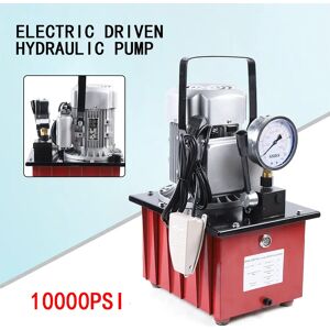 Ninguno Bomba hidráulica eléctrica con pedal y control manual, construcción duradera de acero y cobre Image