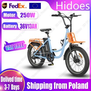 Ninguno Bicicleta eléctrica para adultos, bici con Motor de 250W, batería de litio de 36V y 13Ah, velocidad máxima de 25 km/h, neumáticos todoterreno de 20 pulgadas Image