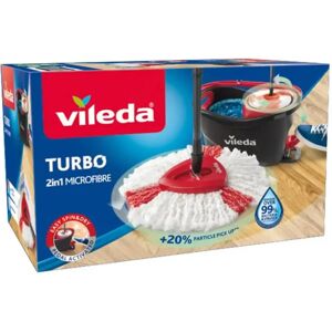 Ninguno Vileda   Sistema Turbo 2en1 Fregona y cubo giratorio para suelos-Sostenible Image