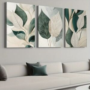 Other Lienzo sin marco, 3 piezas de decoración de pared hermosa para habitación, impresión en lienzo (plana) - estilo de moda moderno, abst Image