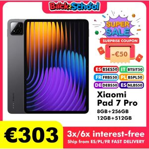 Xiaomi Pad 7 Pro 8GB/256GB 12GB/512GB tableta 50MP cámara trasera Snapdragon 8S Gen 3 8850mAh batería Image