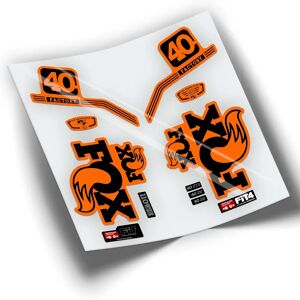Ecoshirt KIT COMPLETO DE PEGATINAS COMPATIBLES PARA HORQUILLA DE BICICLETA  FOX 40 PRO ISSUE SERIES WP237  ACCESORIOS CICLISMO Image