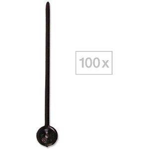 Efalock Agujas de sujeción Negro, Por paquete de 100 piezas Image