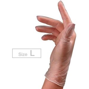 Sibel Guantes de vinilo Grande, por paquete de 100 unidades Image