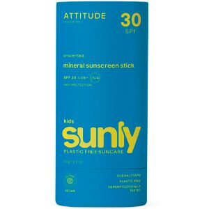 Attitude Sunly Sunscreen Face Stick Kids Unscented SPF 30 60 g Image