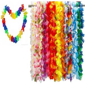 TRADE SHOP TRAESIO Trade Shop - 24 Ghirlande Ghirlanda Di Fiori Hawaiana Fiore Collana Hula Fascia Estate - Image