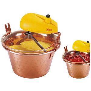 FIGUINE Olla eléctrica de cobre con mezclador automático para polenta y mermeladas, 28 cm Image