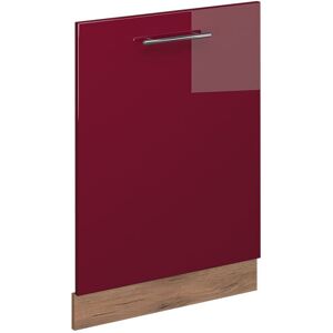 Panel frontal del lavavajillas Fame-Line, Rojo Burdeos alto brillo, 60 cm sin encimera Vicco Image