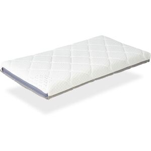 Xaluca - Colchon bebe mini cuna 80x50 - 7 cm mini bunny- Desenfundable, lavable,adaptable y transpirable Image