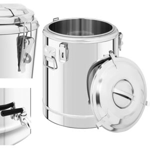 ROYAL CATERING Termo de catering con grifo para transportar bebidas, acero, 30L Image