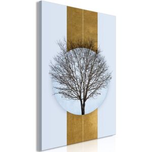 Décoshop26 - Cuadro decorativo en lienzo con impresión premium en 1 parte sobre marco de madera Patrón de árbol desnudo 60x90cm 110015778 Image