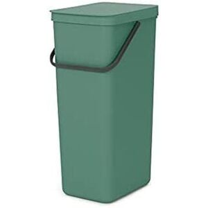 Brabantia - Sort & Go Bin 40L, Fir Green Cubo de Basura, Stainless Steel, Verde Abeto Image