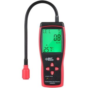 LYCXAMES Detector de fugas de gas combustible portátil con sensor inteligente, comprobador de fugas de gas natural, detección multipropósito. Image