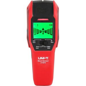 Detector de vigas UT387C con sensor de pared, detector de madera eléctrico 4 en 1, localizador central con pantalla LCD, zumbador y alarma LED, 4 Image