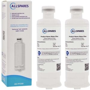 Allspares - Filtro de agua para frigoríficos (2 unidades) compatible con Samsung DA97-17376B Image