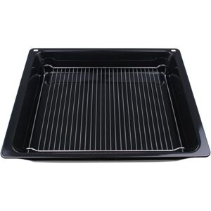 Bosch - Fuente rectangular negra (45,5 x 37,5 cm) para horno Siemens, Neff - 17002738 Image
