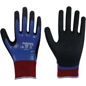 LEIPOLD + DOHLE GMBH Leipold+dohle Gmbh - Gants Solidstar Nitrile Grip Complete 1462 taille 9 bleu EN420+EN388 psa ii (Par 12) Image